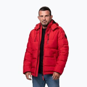 Férfi téli dzseki Pitbull Piedmont Quilted Hooded fluorescent/red (Piedmont Quilted Hooded 525045451001) kép