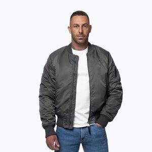 Férfi dzseki Pitbull Hacket Washed Bomber graphite (Hacket Washed Bomber 525030170001) kép