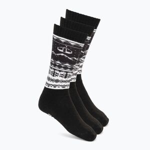 Sí zokni Surfanic Pro Tech 3 pár Fairisle black (Pro Tech 3 pack Fairisle SWU2802020) kép