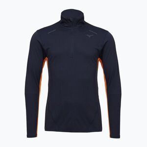Férfi futó hosszú ujjú felső Mizuno Tech Thermal Charge Half Zip baritone blue (Tech Thermal Charge Half Zip J2GAC51211) kép