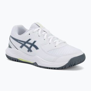 Gyerek teniszcipő ASICS Gel-Dedicate 8 GS Jr white/ironclad (Gel-Dedicate 8 GS Jr 1044A077-108) kép