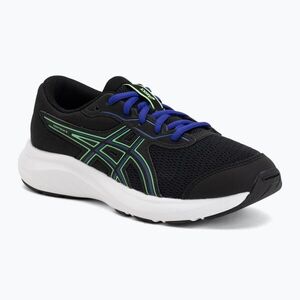 Gyerek futócipők ASICS Contend 9 GS black/vital green (Contend 9 GS 1014A337-009) kép
