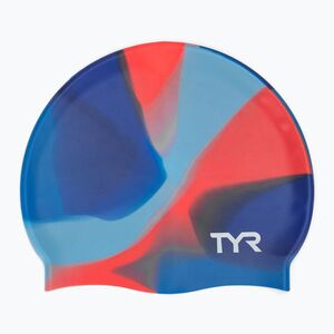 Gyerek úszósapka TYR Tiedye Silicone Multicolor Jr blue/orange (Tiedye Silicone Multicolor Jr LCSJRTD_492) kép