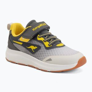 Gyerekcipők KangaROOS KB-Pang EV vapor grey/neon yellow (KB-Pang EV 10992-000-2201) kép