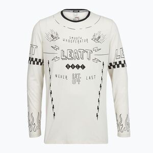 Férfi hosszú ujjú kerékpáros mez Leatt MTB Gravity 3.0 cream white (MTB Gravity 3.0 5026056032) kép