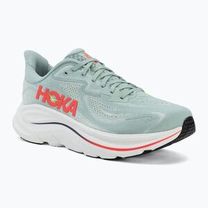 Férfi futócipők HOKA Clifton 10 sage/neon flame (Clifton 10 1162030-SGNN) kép