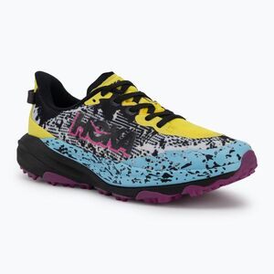 Gyerek futócipők HOKA Speedgoat 6 electric lemon/black (Speedgoat 6 1156933-FWR) kép