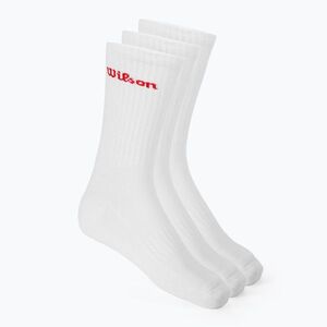 Zokni Wilson Crew Logo 3 pairs bright white (Crew Logo WU00084511WTA) kép