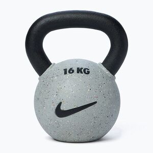 Kettlebell Nike Strength Rubber Coated 16 kg smoke grey (Rubber Coated KRCU-GC16) kép