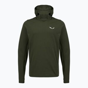 Salewa Puez Sun Hoodie dark olive férfi túrafelső (Puez Sun Hoodie 00-0000029098) kép