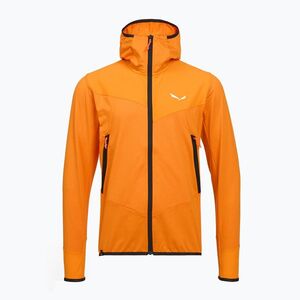 Salewa Agner Hybrid PL/DST FZ Hoody turmeric melange/0910 férfi trekking pulóver (Agner Hybrid PL/DST FZ Hoody 00-0000027371) kép