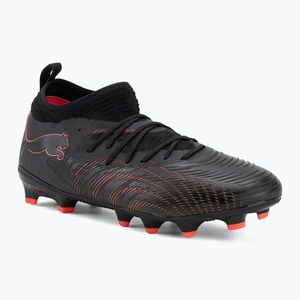 Gyerek focicipő PUMA Future 9 Match FG/AG Jr puma black/glowing red/strong grey (Future 9 Match FG/AG Jr 108721 02) kép