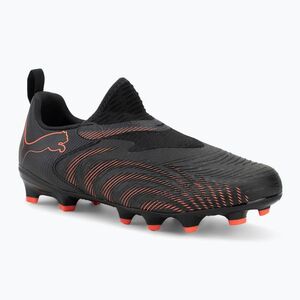 Gyerek focicipő PUMA Future 9 Match LL FG/AG Jr puma black/glowing red/strong grey (Future 9 Match LL FG/AG Jr 108722 02) kép