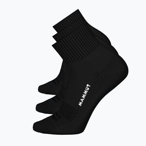 Zokni Mammut Everyday Quarter 3 pairs black/black/black (Everyday Quarter 1193-00021-0001-365) kép