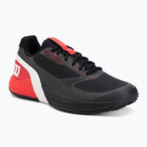 Férfi teniszcipő Wilson Rush Pro 5 Clay black/infrared/white (Rush Pro 5 Clay WRS339950) kép