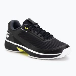 Férfi teniszcipő Wilson Rush Lite 5 Clay black/white/safety yellow (Rush Lite 5 Clay WRS338730) kép