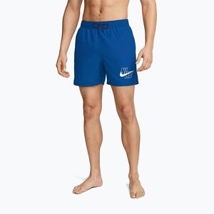 Férfi úszóshortok Nike Logo Lap 5" Volley game royal (Logo Lap 5" Volley NESSG574-494) kép