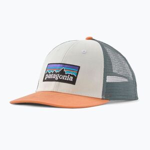 Baseball sapka Patagonia P-6 Logo LoPro Trucker white w/peach sherbet (P-6 Logo LoPro Trucker 38283) kép