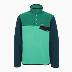 Férfi trekking pulóver Patagonia LW Synch Snap-T P/O aqua stone (LW Synch Snap-T P/O 25551) kép