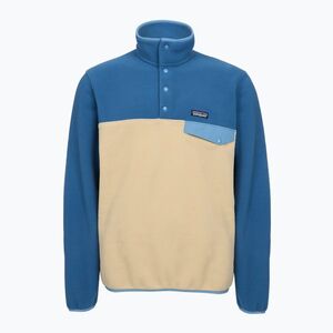 Férfi trekking pulóver Patagonia LW Synch Snap-T P/O nautilus tan (LW Synch Snap-T P/O 25551) kép