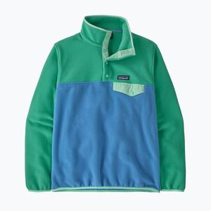 Női trekking pulóver Patagonia LW Synch Snap-T P/O shore blue (LW Synch Snap-T P/O 25555) kép