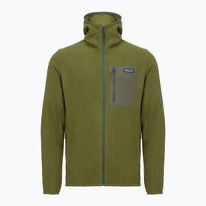Férfi trekking pulóver Patagonia R1 Air Full Zip Hoody caper green (R1 Air 40256) kép