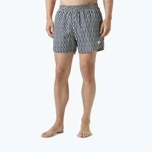 Férfi vitorlás rövidnadrág Helly Hansen Newport Trunk 4.5" navy offset stripe aop (Newport Trunk 4.5" 54586_597) kép