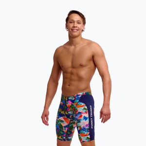 Férfi úszó jammer Funky Trunks Training Jammers palm prism (Training Jammers FTS003M7229732) kép