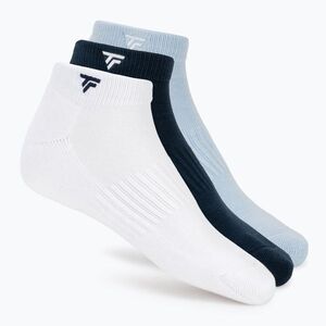 Zoknik Tecnifibre Low-Cut 3 pairs white/marine (Low-Cut 24LOWCAS65) kép
