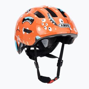 Gyerek kerékpáros sisak ABUS Smiley 3.0 orange monster (Smiley 3.0 67265) kép