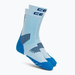 Férfi kompressziós zokni CEP Run Mid Cut 5.0 blue/ice (Run Mid Cut 5.0 WP8C3R2) kép