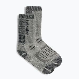 Női zokni Icebreaker Merino Hike+ Mountaineer Mid Calf jet heather/black (Merino Hike+ Mountaineer Mid Calf IB0A57AUA011) kép