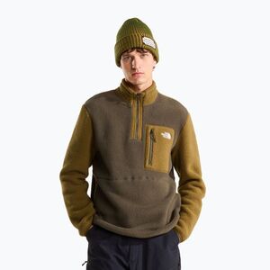 Férfi polár pulóver The North Face Yumiori Full Zip new taupe green (Yumiori 1/4 Zip NF0A883SUG81) kép