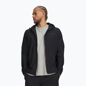 Férfi kabát Under Armour Unstoppable Woven Jacket black/black (Unstoppable Woven 6014621-001) kép