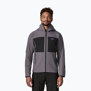 Férfi trekking pulóver Patagonia R2 TechFace Hoody may grey (R2 TechFace 83732) kép