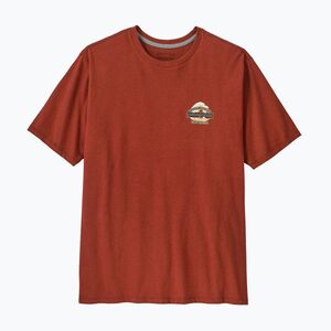 Férfi póló Patagonia Great Waves Responsibili-Tee rusty red (Great Waves Responsibili-Tee 37873) kép