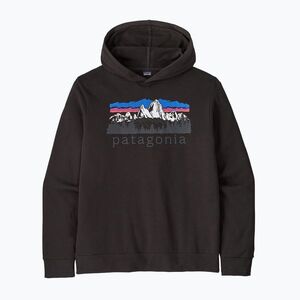 Férfi trekking pulóver Patagonia Fitz Roy Foothills Daily Hoody black (Fitz Roy Foothills Daily 39735) kép