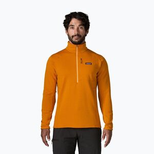 Férfi trekking pulóver Patagonia R1 Pullover autumn orange (R1 Pullover 40101) kép