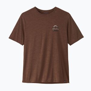 Férfi póló Patagonia Cap Cool Daily Great Waves berm brown - light berm brown x-dye (Cap Cool Daily Great Waves 45456) kép