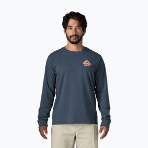 Férfi hosszú ujjú póló Patagonia Great Waves Responsibili-Tee LS summit blue (Great Waves Responsibili-Tee 37876) kép