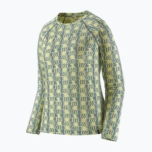Női Termoaktiv pulóver Patagonia Capilene Midweight Crew sun quilt: blue sage (Capilene Midweight Crew 44438) kép