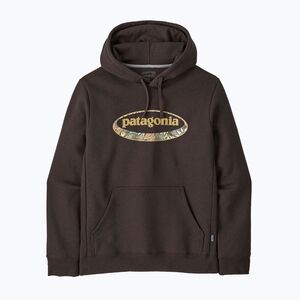Férfi pulóver Patagonia '95 Oval Logo Uprisal Hoody Den Brown: Heliotropic ('95 Oval Logo Uprisal Hoody 39724) kép