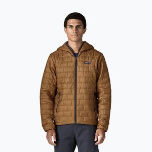 Férfi bélelt kabát Patagonia Nano Puff Hoody deer brown (Nano Puff Hoody 84223) kép