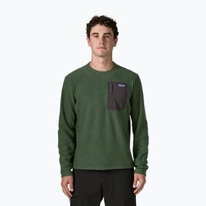Férfi pulóver Patagonia R1 Air Crew treeline green (Daily Crew 40236) kép