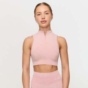 GymBeam Fierce Seamless Sports Bra Baby Pink kép