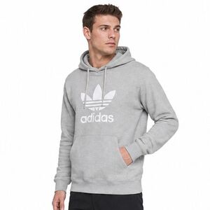 Férfi kapucnis pulóver ADIDAS ORIGINALS TREFOIL HOODY-IM4490-medium grey heather kép