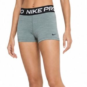 Női edzőnadrágok NIKE PRO W NP 365 SHORT 5IN SMOKE GREY HTR BLACK BLACK kép