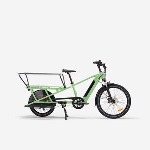Btwin Elektromos cargo kerékpár, longtail - E-Three 500 kép