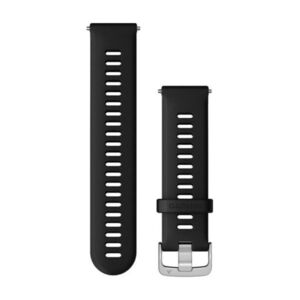 GARMIN szíj - QUICK RELEASE 22 MM - fekete/ezüst kép