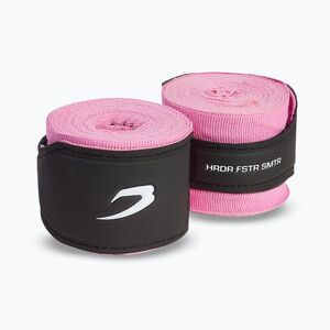 Boxkesztyű kötések Boxraw Hand Wraps pink (Hand Wraps BXRW-HWV3-4.5-PINK) kép